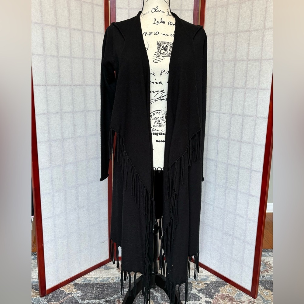 Long Hooded Sweater - EUC - Size Medium